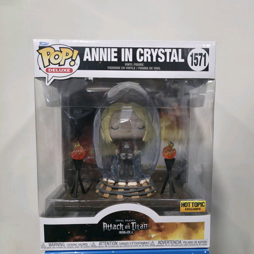 Funko Pop Annie In Crystal Attack on Titan 1571 like new Hot Topic exclusive
