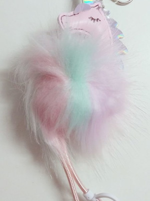 Unicorn USB keychain new with cable for iPhone and Android