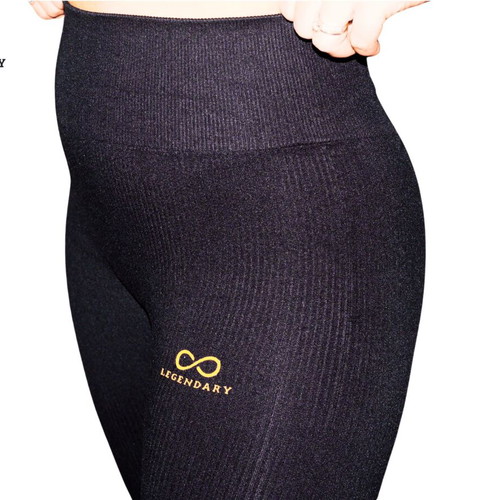 Legendary Premium Yoga Set Bra & Leggings Black FLEXYOGA