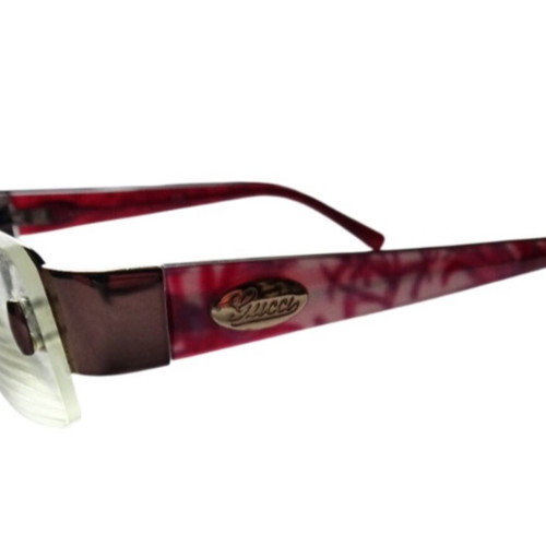Gucci frames eyeglasses like new, violet plastic and metal
