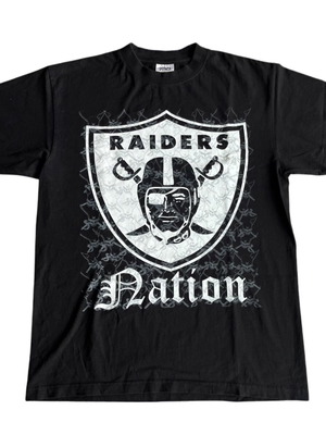 Μπλούζα Raiders Nation Y2K style διπλής όψης, μεταχειρισμένη, μέγεθος L-XL