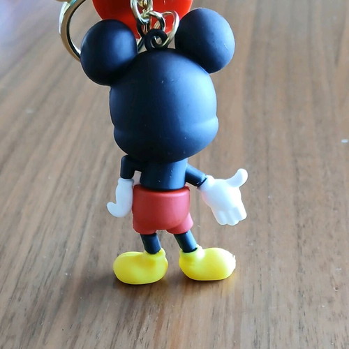 Mickey Mouse keychain figure new, soft plastic