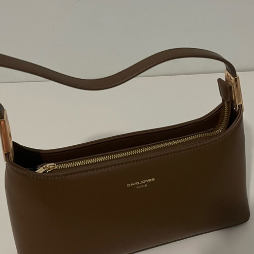 David Jones shoulder bag like new, brown with gold details