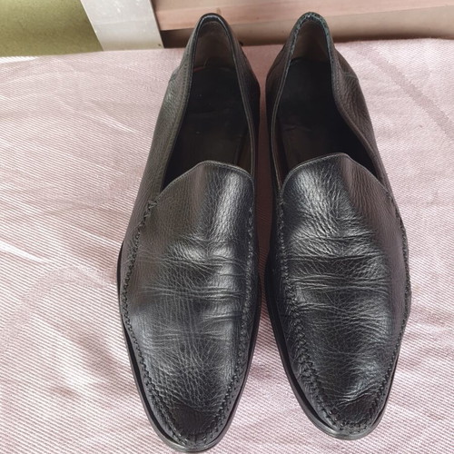 Bottega Veneta men's shoes used, black, size 42