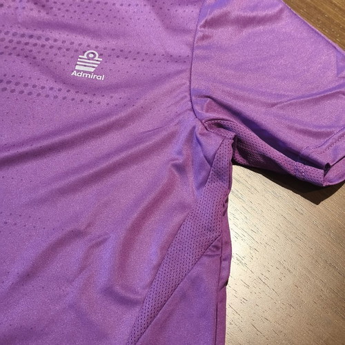 Admiral men's sports t-shirt small, new, purple, V-neck