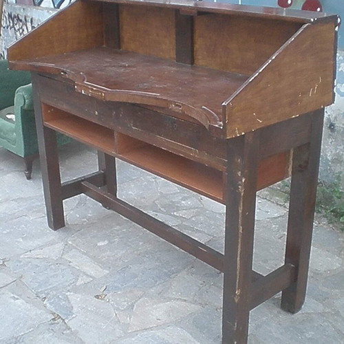 Jeweler Workbench Two-Seat Used With 2 Solid Wood Drawers