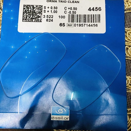 Essilor Orma Trio Clean eyeglass lenses like new, S +0.50 and S +1.0