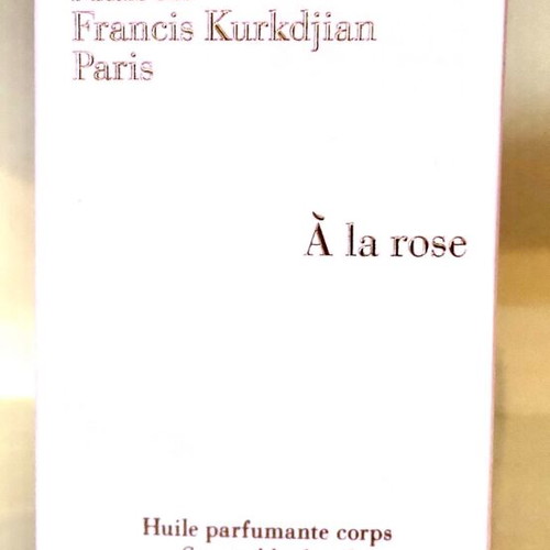 Maison Francis Kurkdjian A la rose scented body oil like new 75 ml