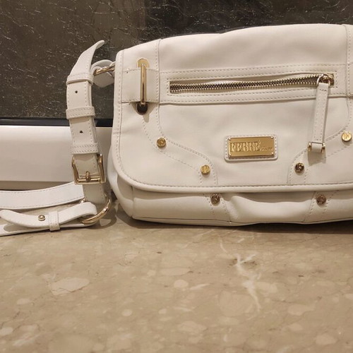 Ferré white shoulder and crossbody bag new
