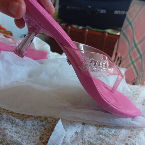 Juicy Couture pink heels