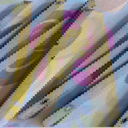 Дървен метър употребяван, сгъваем, от преди 60 години