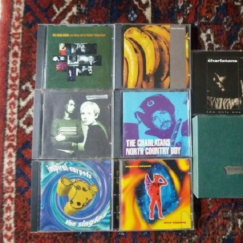 The Charlatans and Inspiral Carpets CD collection used, rock