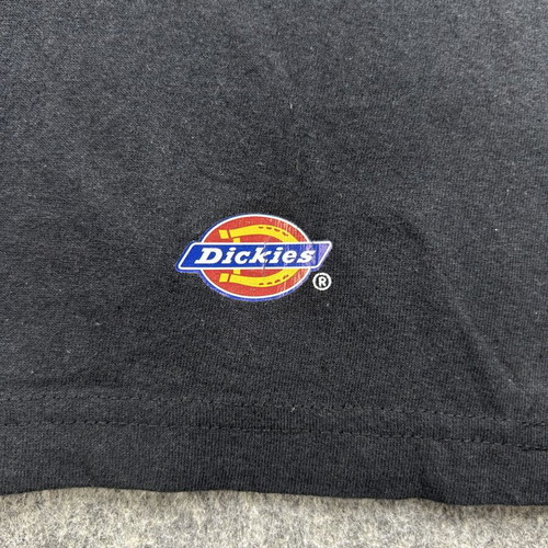 Dickies men's black short sleeve T-shirt, medium, 100% cotton