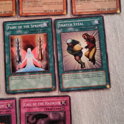Yu-Gi-Oh! Cards Retro Lot 9x 1st Edition SD5 Warriors Triumph used