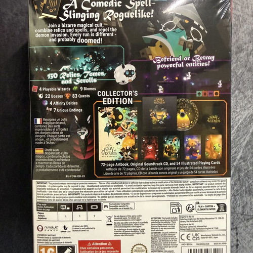 Folly of the Wizards Collector's Edition Nintendo Switch new