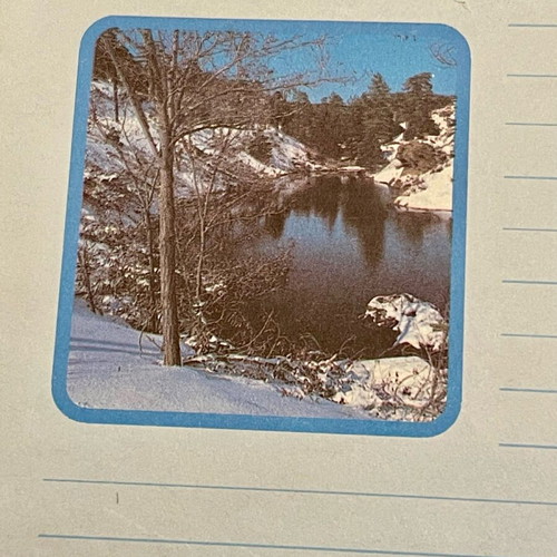 Vintage letter papers used, pack of 2