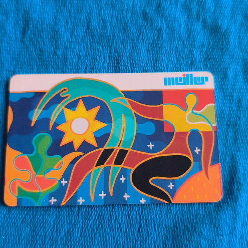 German phone card used
