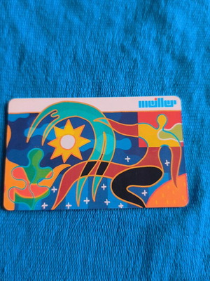 German phone card used