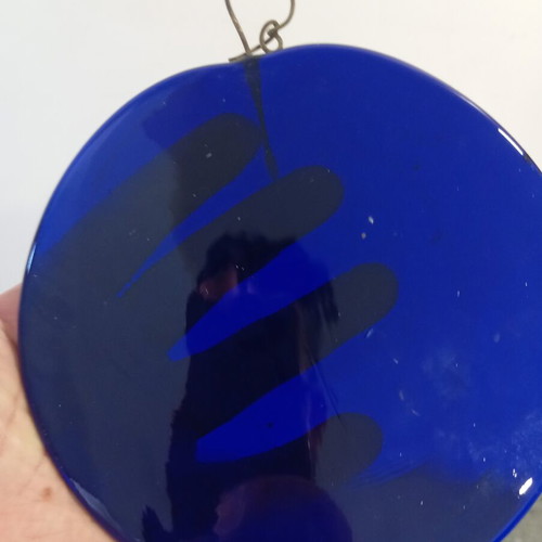 Glass blown vintage gouri diameter 16 cm like new