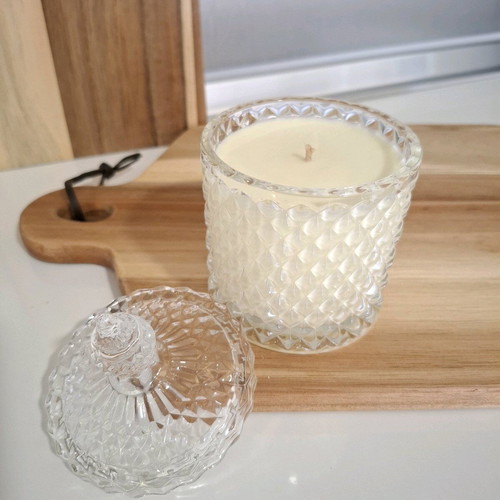 Scented Candle from Mount Athos New in Glass Container with Lid