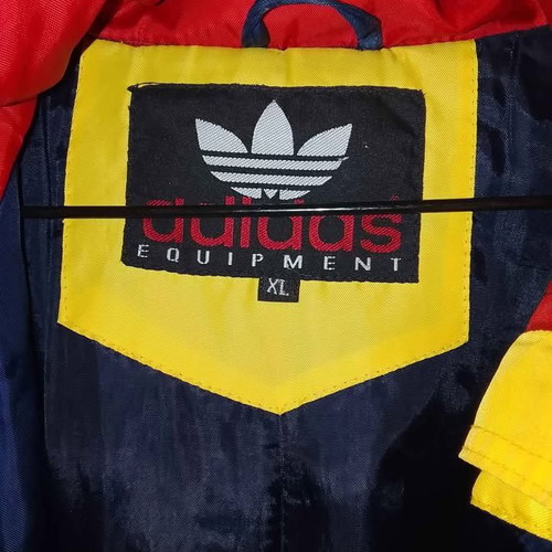 Adidas men's waterproof jacket XL used multicolor