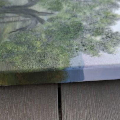 Oil painting landscape artwork new handmade