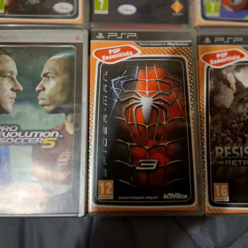 PSP Games used, pack of 7 titles