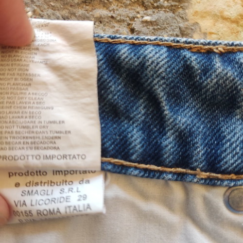Denim skirt, blue, size S / 36 / 8