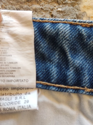 Denim skirt, blue, size S / 36 / 8