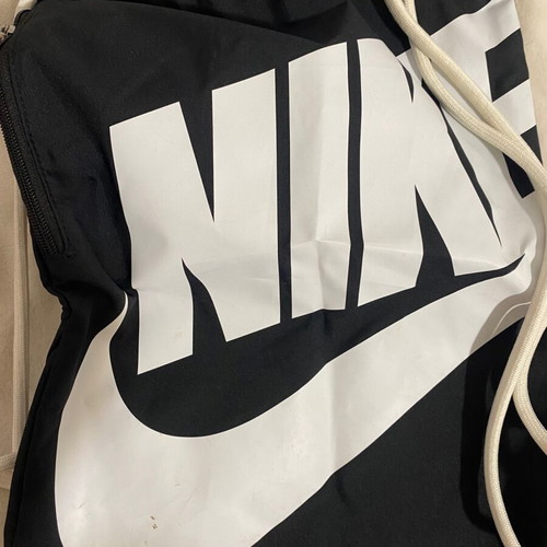 Nike gym bag used, small black backpack style
