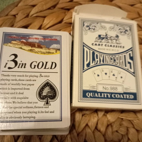 Poker playing cards like new, 54 cards
