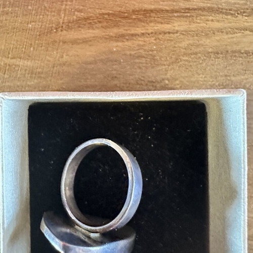 Silver ring 950 with shell like new