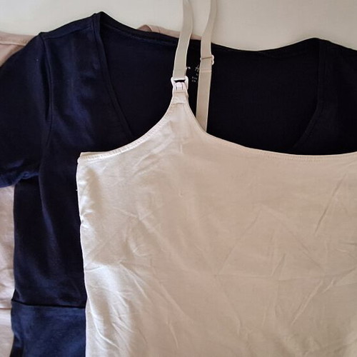 H&M maternity and nursing clothes set used, 5 pieces, sizes S-L
