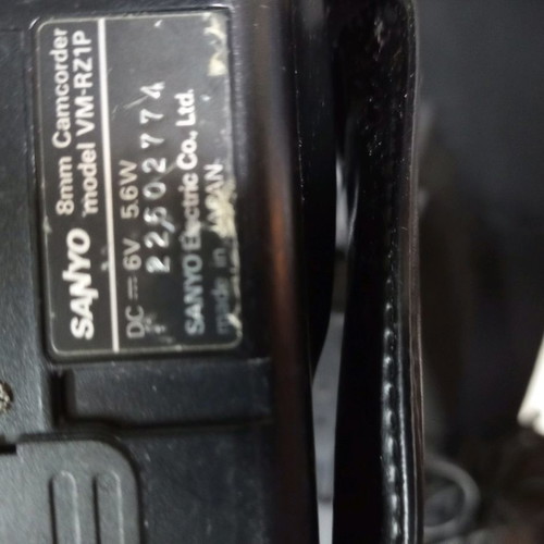 Sanyo 8mm video camera used for spare parts