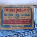 Diesel Rocket vintage jeans καινούργιο, μέγεθος W26, denim μπλε