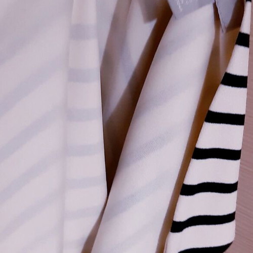 Summer jersey dress with straps H&M Large/XLarge striped white blue new