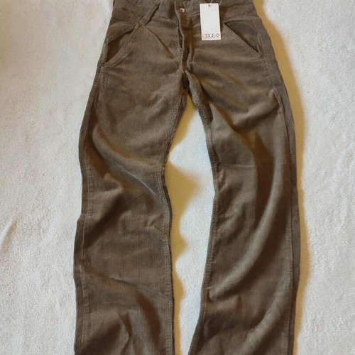 Gsus Sindustries Corduroy Men's Pants beige new, bootcut