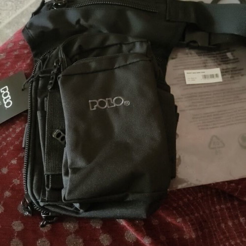 Polo side gun waist and thigh bag new, black