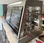 Fresh Profi Heated Display Case like new, gray tabletop