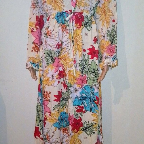 Boho long kaftan beach dress new, multicolor