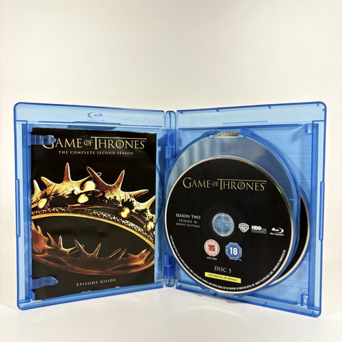 Game of Thrones The Complete Second Season Blu-ray like new with English subtitles