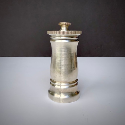 Silver-plated vintage 1960/70s grinder used decorative item