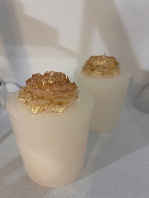 Candles for wedding candle 25cm with vanilla scent, like new