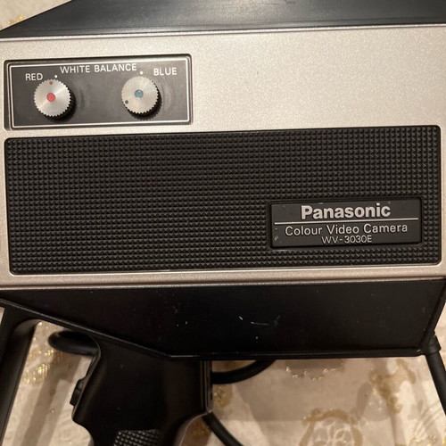 Panasonic colour video camera WV 3030E used vintage, for collectors