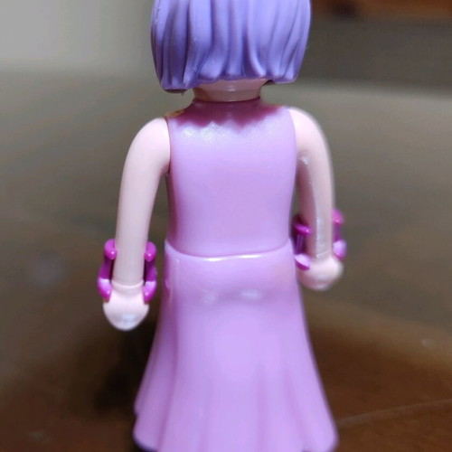 Playmobil Fairy Princess 2017 used with purple hair and pink dress