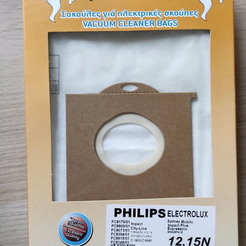 Vacuum cleaner bags with microfibers for Phillips - Electrolux E200B new, set of 3