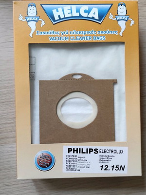 Vacuum cleaner bags with microfibers for Phillips - Electrolux E200B new, set of 3