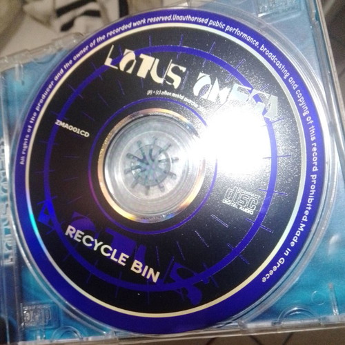 Lotus Omega Recycle Bin CD used, trance, 2000