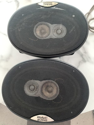 Mac Audio Edition 693 Pair used car speakers 6x9" 65W RMS 3-way