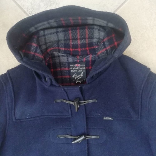 Gloverall Montgomery coat used, blue, size 56